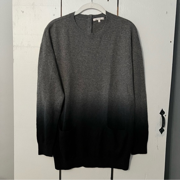 Vince Ombre Cashmere Sweater Tunic Dress Size M - Picture 1 of 10